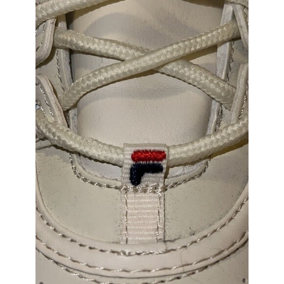 FILA DISRUPTOR BOOT FUR OFF WHITE IVORY LACE UP FUR LINING WOMENS BOOTS - Picture 16 of 16